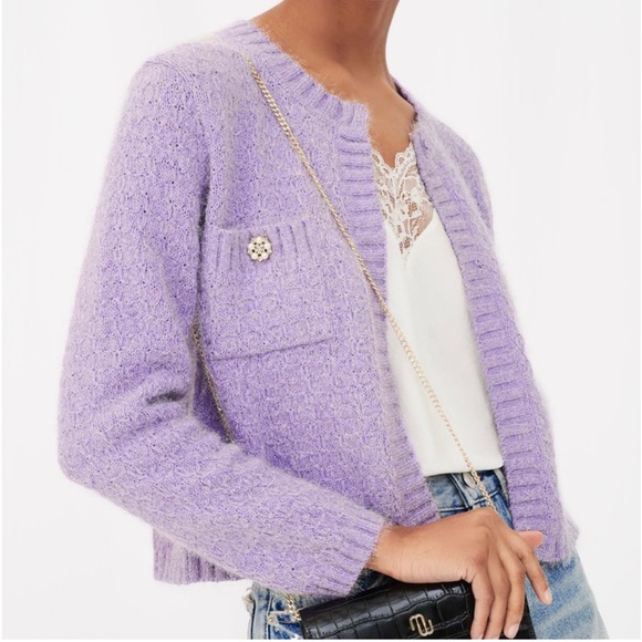 Maje Cardigan purple - Picture 4 of 4